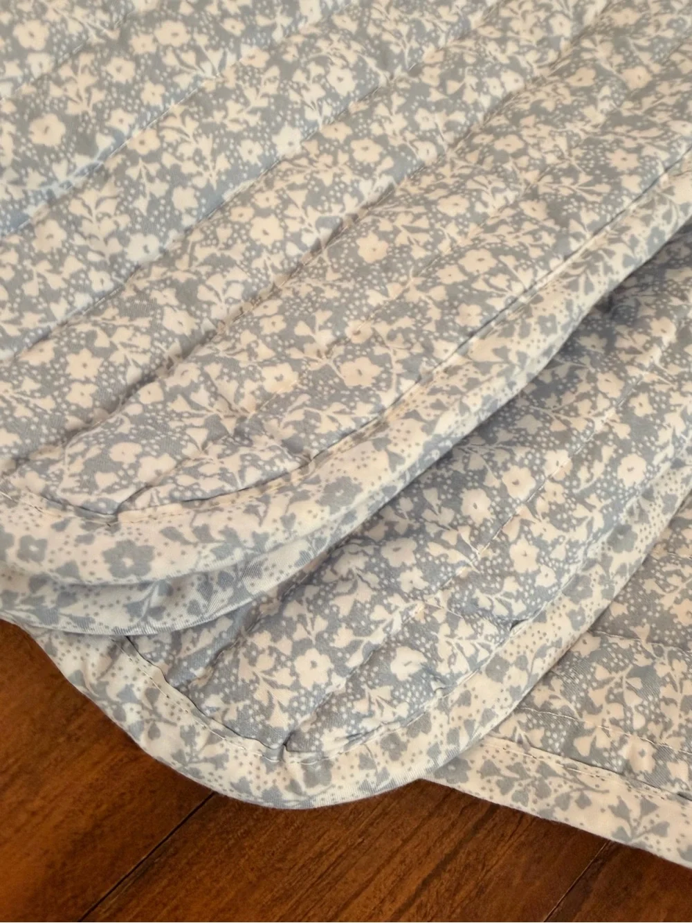 Shabby Chic King Size Floral Quilted Shams NWOT